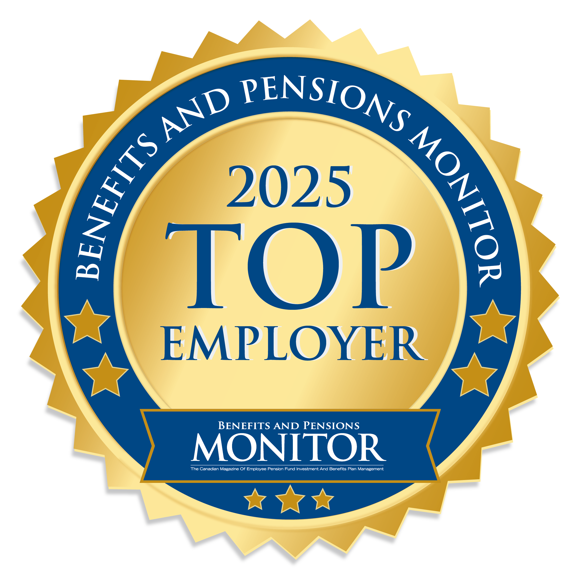 Top Employer 2025 by Benefits and Pensions Monitor
